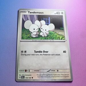 tandemaus - 154/182 (common) — pokemon: paradox rift